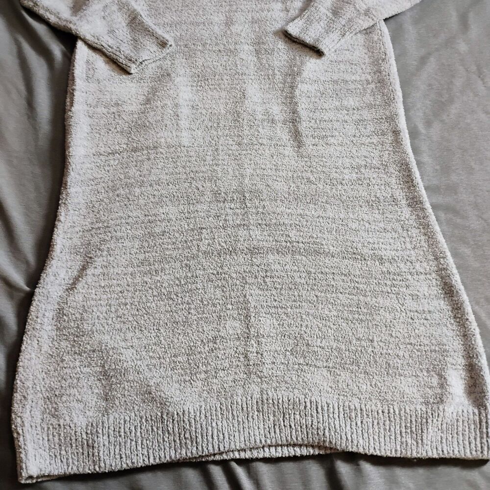 Softies Marshmallow Lounger PJ Gown S/M Heather Gray Long Sleeve Oprah's Fav - Picture 9 of 16